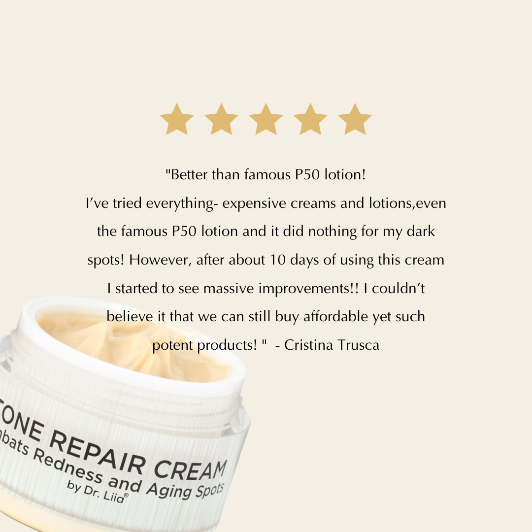 Brightening Tone Repair Cream for Dark Spots &amp; Uneven Skin – Vegan &amp; Gluten-Free by EpiLynx