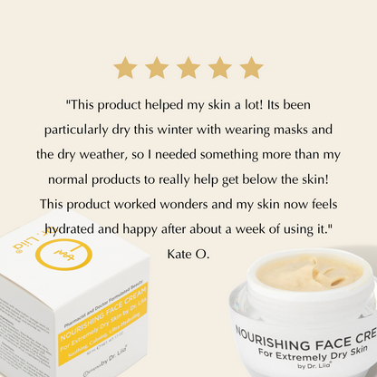 Super Nourishing Calming Face Cream for Extremely Dry &amp; Sensitive Skin – Vegan &amp; Hypoallergenic by EpiLynx
