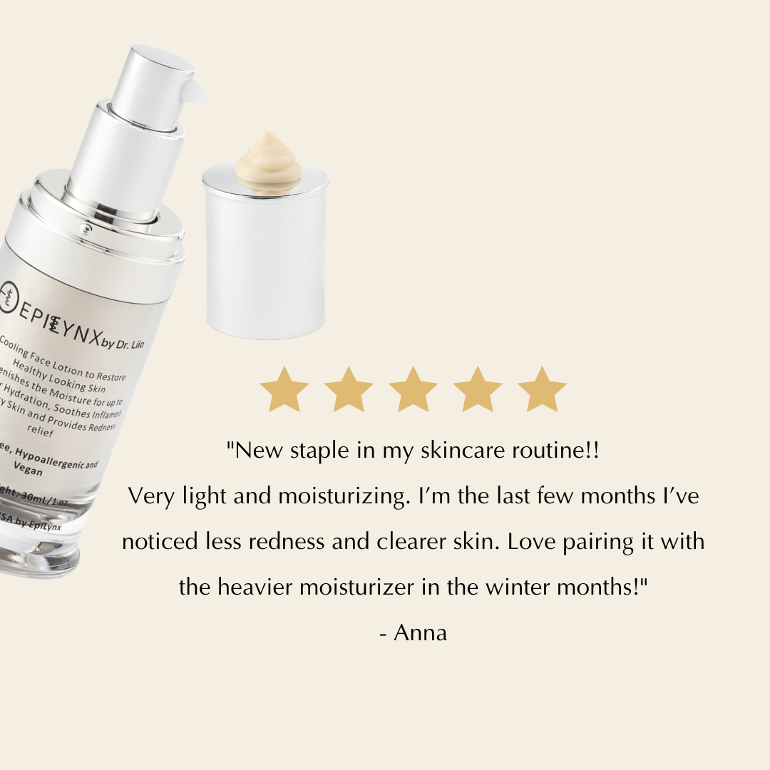 Lightweight Face Moisturizer for Sensitive &amp; Dry Skin – Calming &amp; Hydrating by EpiLynx