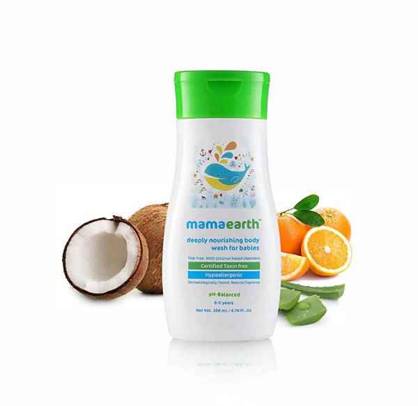 Mamaearth Daily Moisturizing Lotion &amp; Mamaearth Deeply Nourishing Baby Wash For Babies