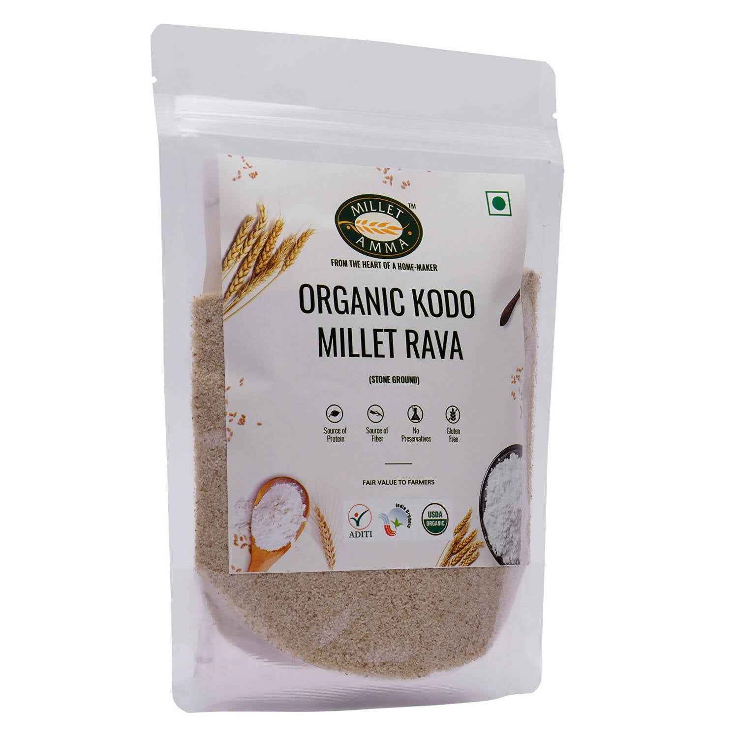 Millet Amma Organic Kodo Millet Rava