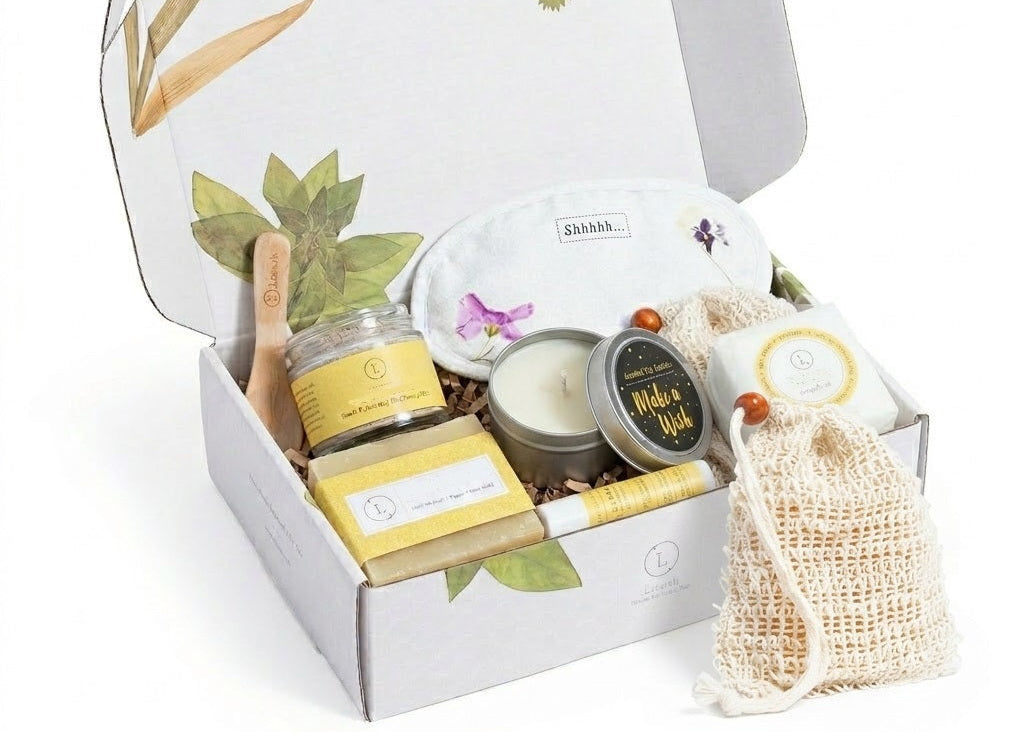Natural Citrus Bath &amp; Body Skincare Set, A Thoughtful &amp; "Thinking of You" Gift