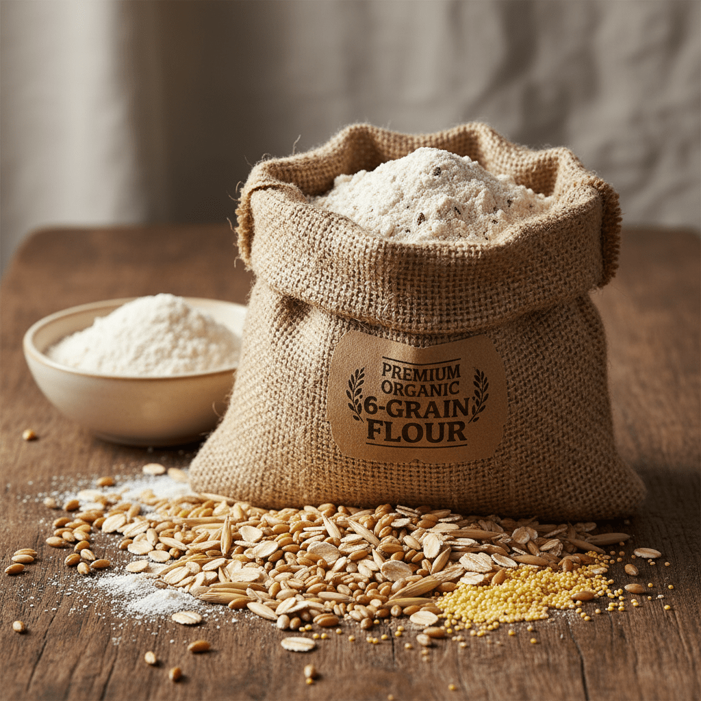 6-Grain Flour, Organic by Country Life Natural Foods