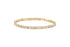 10K Yellow Gold 1.0 Cttw Round Diamond Pave Link Bracelet by Bids.com