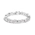 14K White Gold 8 5/8ct Cttw Princess and Baguette Diamond Geometric Twist Link Bracelet (G-H Color, VS1-VS2 Clarity) - 7"  DestGlow