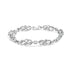 .925 Sterling Silver 1.0 Cttw Diamond Infinity Loop and Swirl Link Bracelet (I-J Color, I2-I3 Clarity) - 7.25" Inches by Bids.com