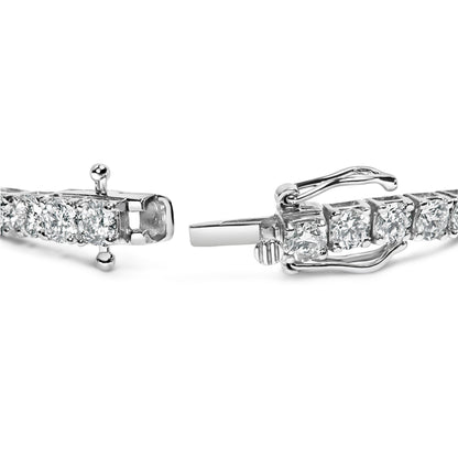 14K White Gold 5.00 Cttw Prong Set Lab Grown Round Diamond Classic Tennis Bracelet (F-G Color, VS2-SI1 Clarity) - 7.25" by Bids.com