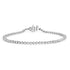 925 Sterling Silver 1.0 Cttw Diamond Tennis Bracelet  DestGlow