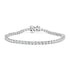 14K White Gold 6.00 Cttw Lab Grown Diamond Classic Tennis Bracelet - 7.25" by Bids.com