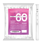 Disposable Vaginal Cream Applicators for Premarin, Estrace & many others (60ct)