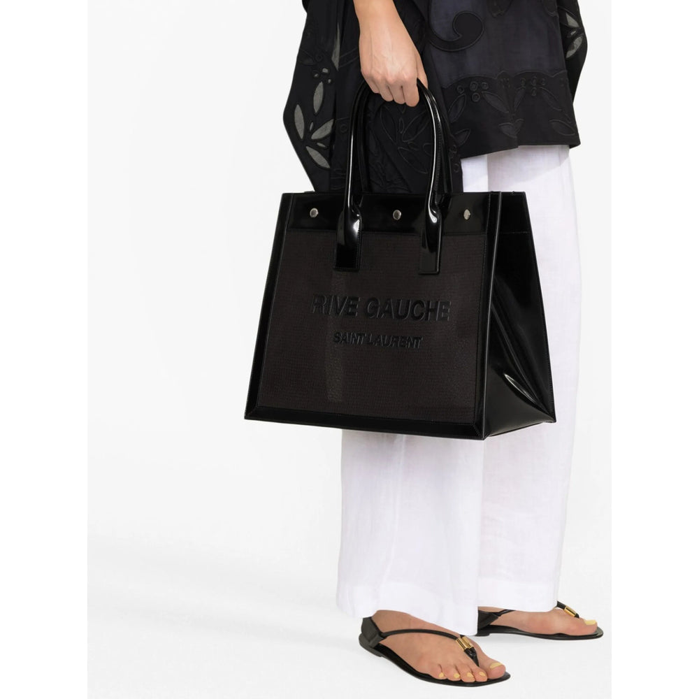 Saint Laurent Black Tote Bags Women by Luosophy