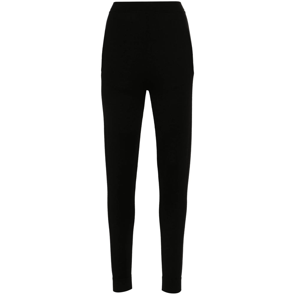Saint Laurent Black Trousers - Track Pants Women by Luosophy