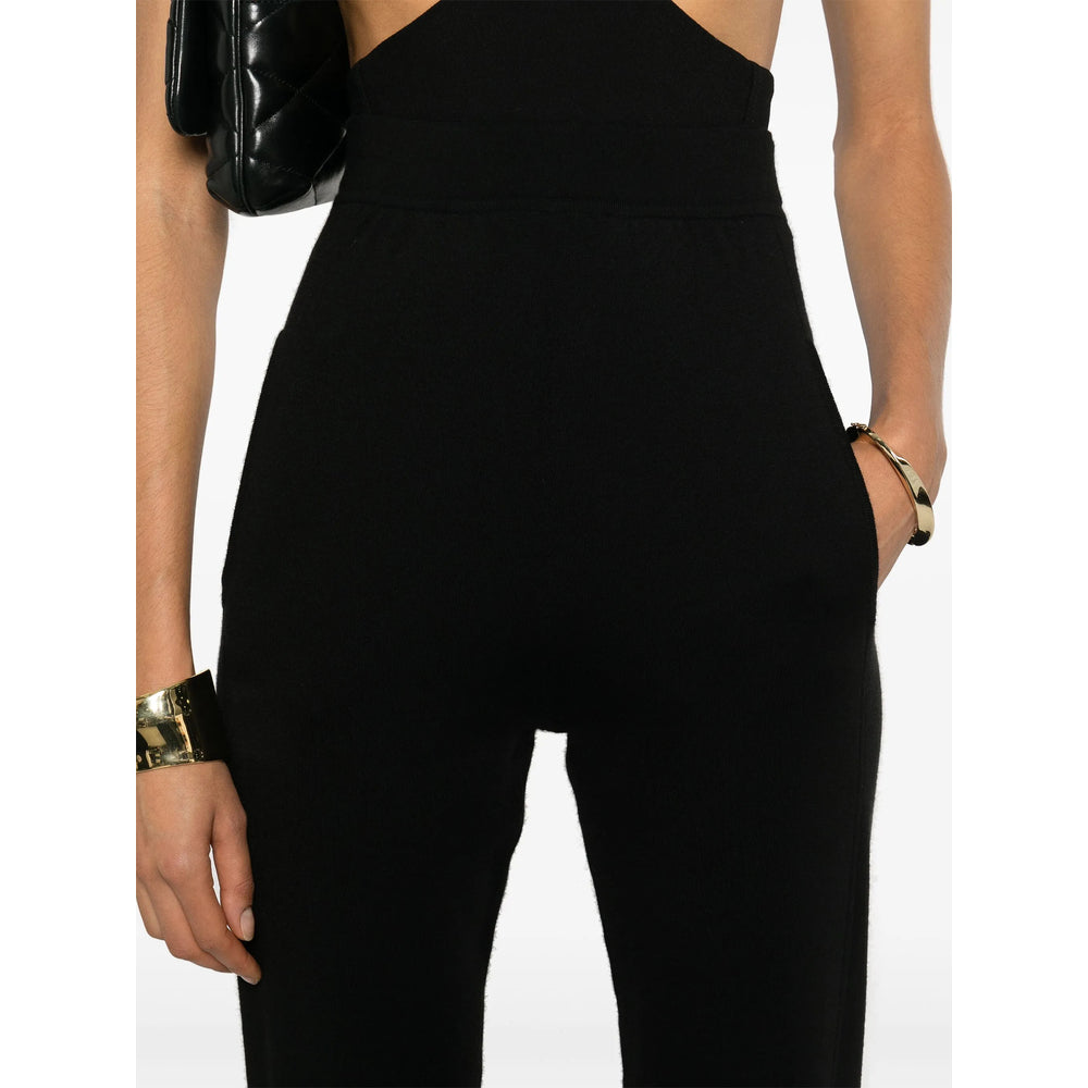 Saint Laurent Black Trousers - Track Pants Women by Luosophy