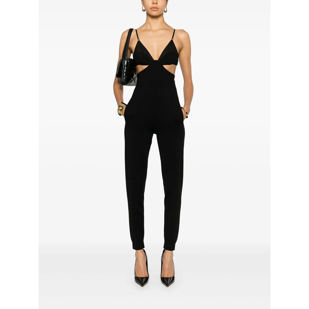 Saint Laurent Black Trousers - Track Pants Women by Luosophy