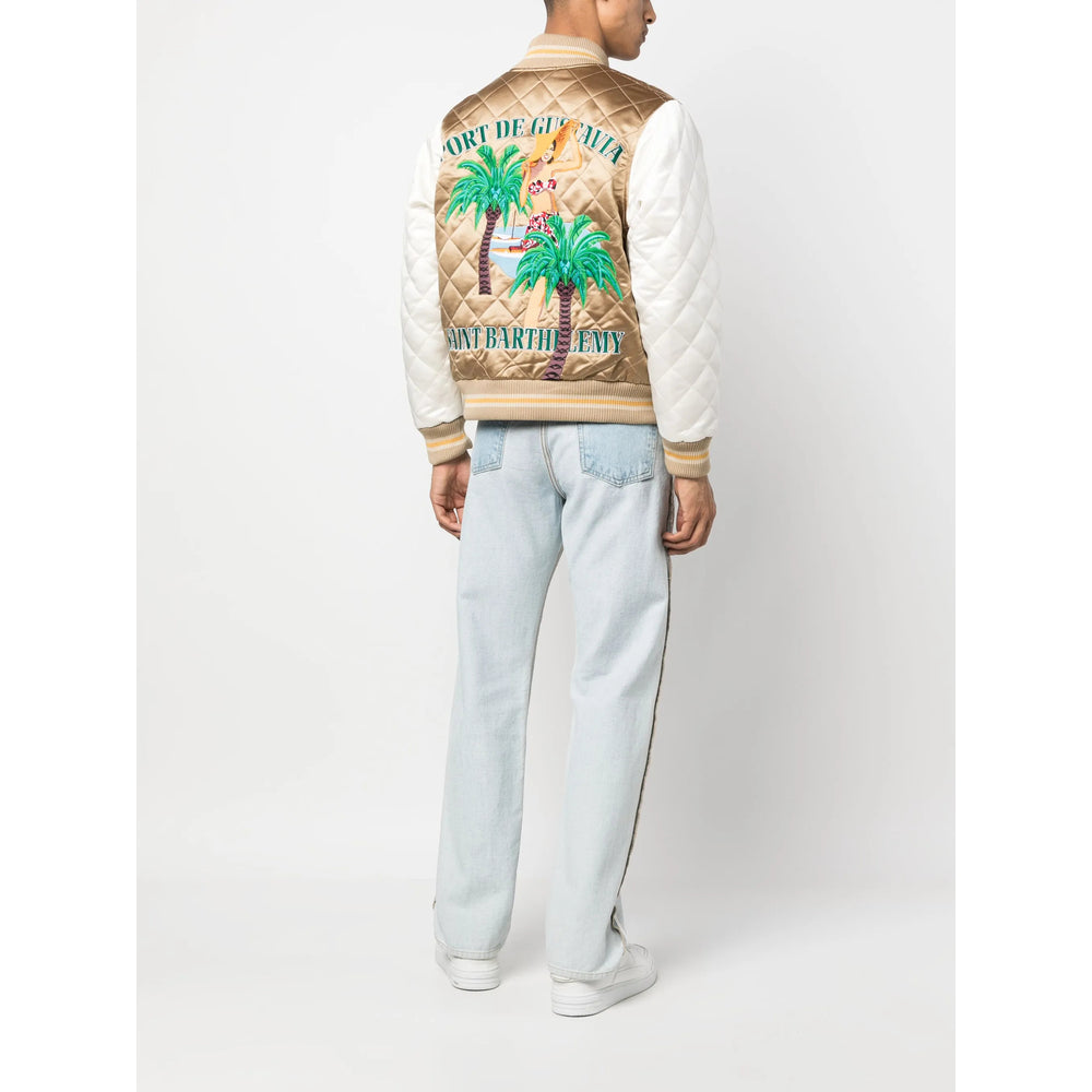 Rhude Brown Jackets - Bomber Jackets Men by Luosophy