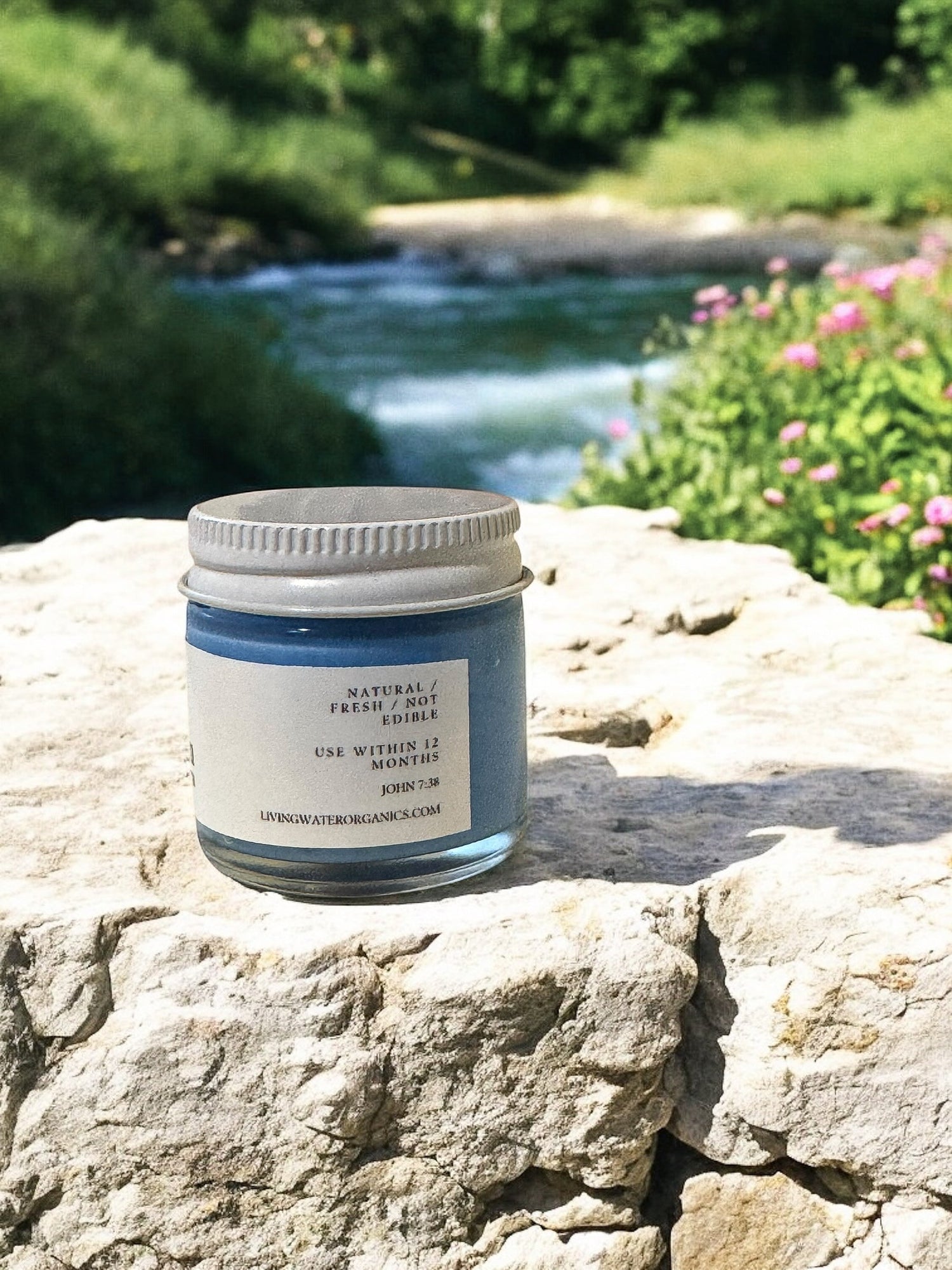 Aqua Face Cream for Young and Mature Skin, Clear Skin by Living Water Organics