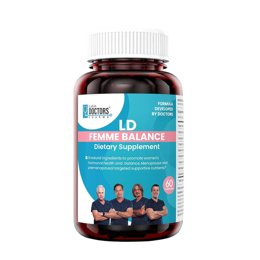 Latin Doctors Femme Balance Hormonal Support (60 Capsules)  DestGlow