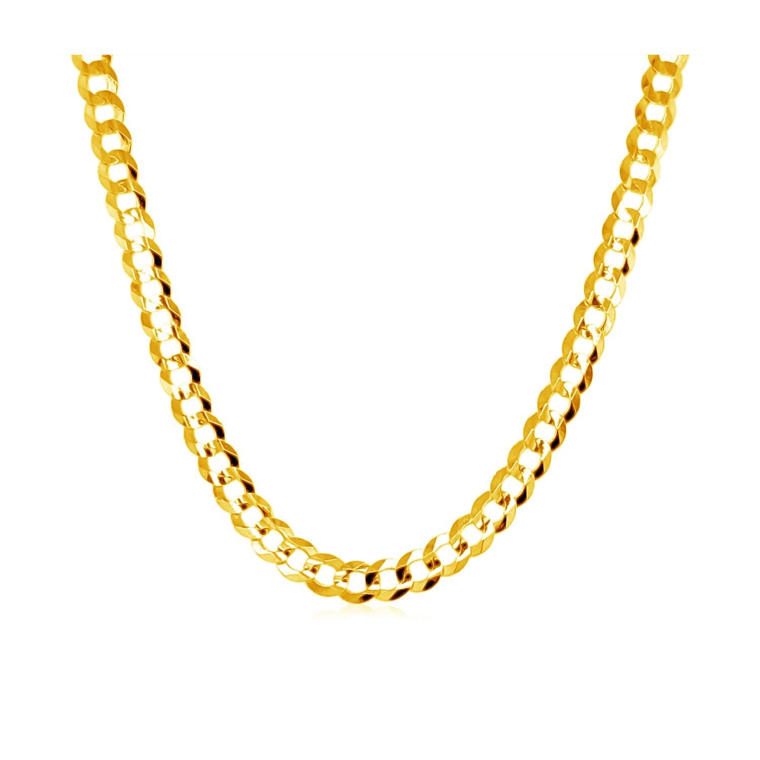 3.2mm 10k Yellow Gold Curb Chain by Bids.com