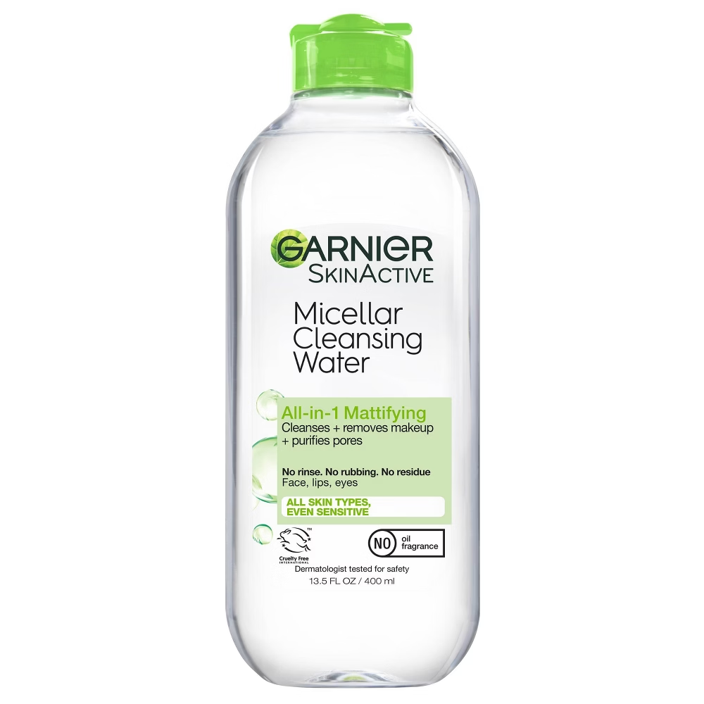 Garnier SkinActive Mattifying Micellar Cleansing Water for Oily Skin (13.5 oz) by Farmacias Savia