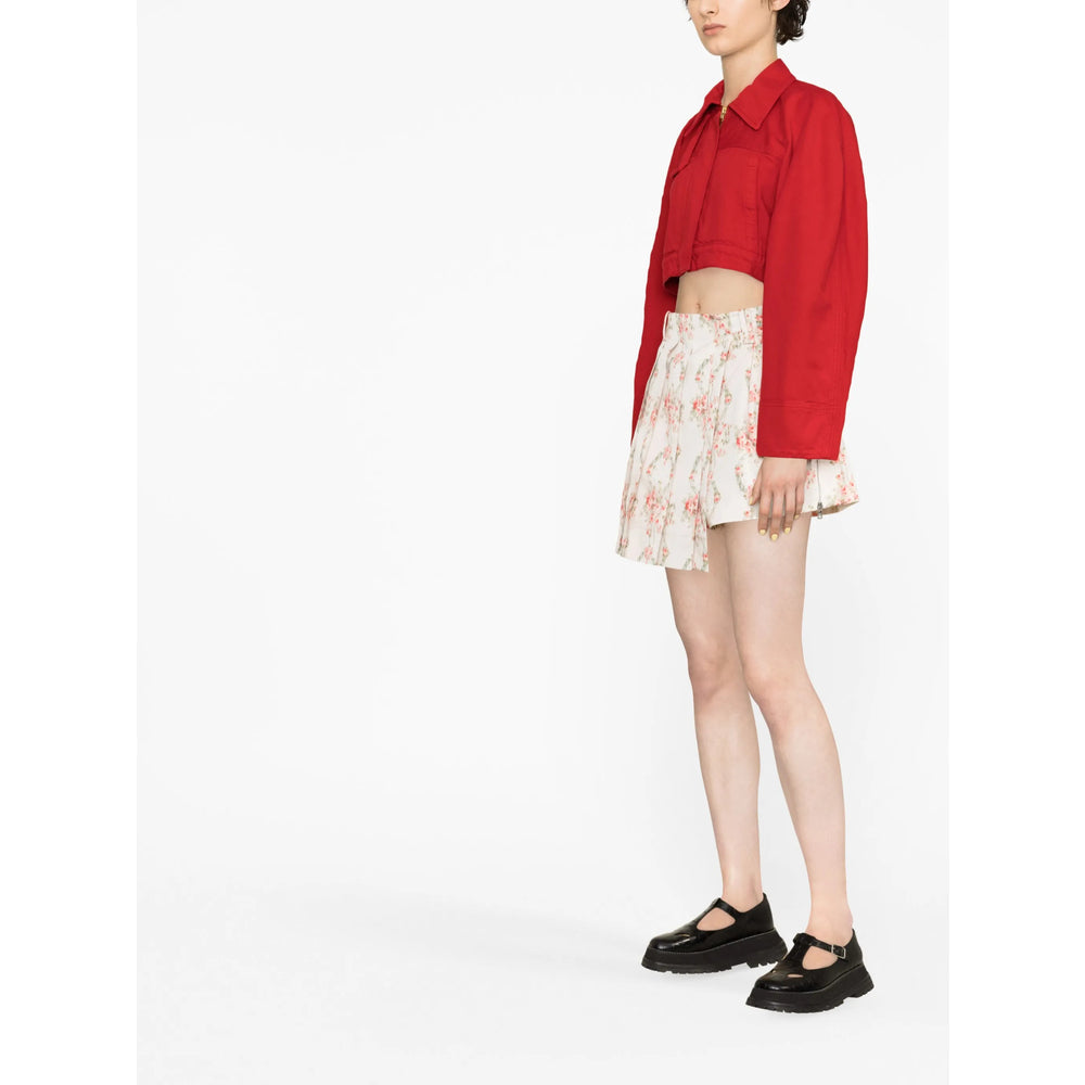 Simone Rocha Neutrals Skirts - Pleated Skirts Women by Luosophy