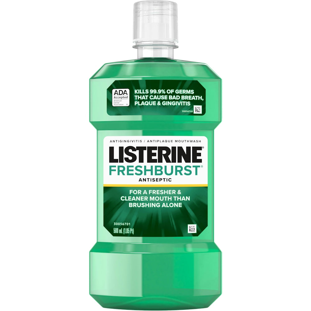 Listerine Antiseptic Fresh Burst Mouthwash - 500 Ml 
