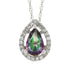 Treated Topaz Diamond Fashion Pendants 14KT White Gold by Bids.com