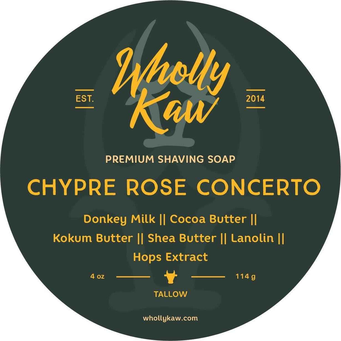 Wholly Kaw Chypre Rose Concerto Shaving Collection