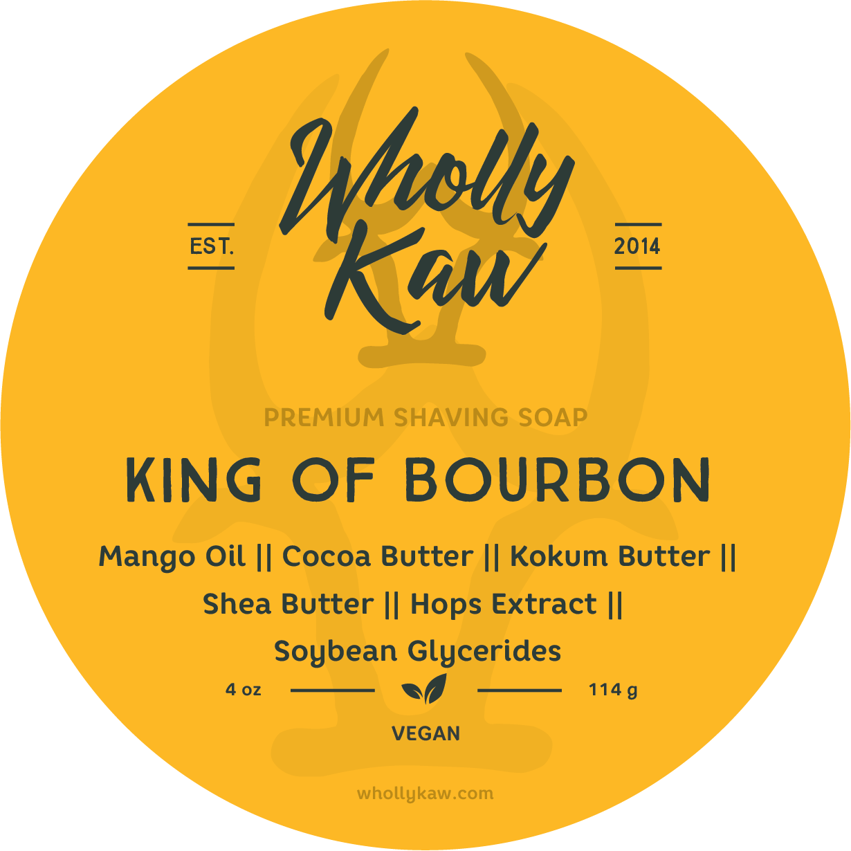 Wholly Kaw King of Bourbon Shaving Collection by Pasteur Pharmacy