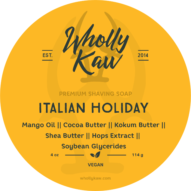 Wholly Kaw Italian Holiday Shaving Collection by Pasteur Pharmacy