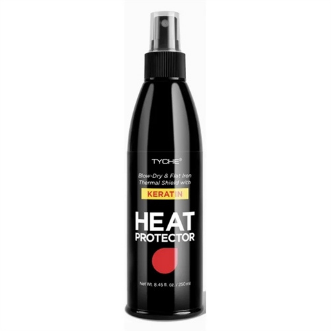 Tyche Blow-Dry &amp; Flat Iron Thermal Shield with Keratin Heat Protector (6oz) by Farmacias Savia