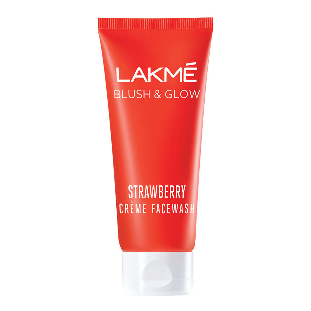 Lakme Blush &amp; Glow Strawberry Creme Face Wash