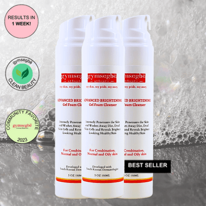 Advanced Brightening Gel Foam Cleanser | Rice Extract by gymsegbë