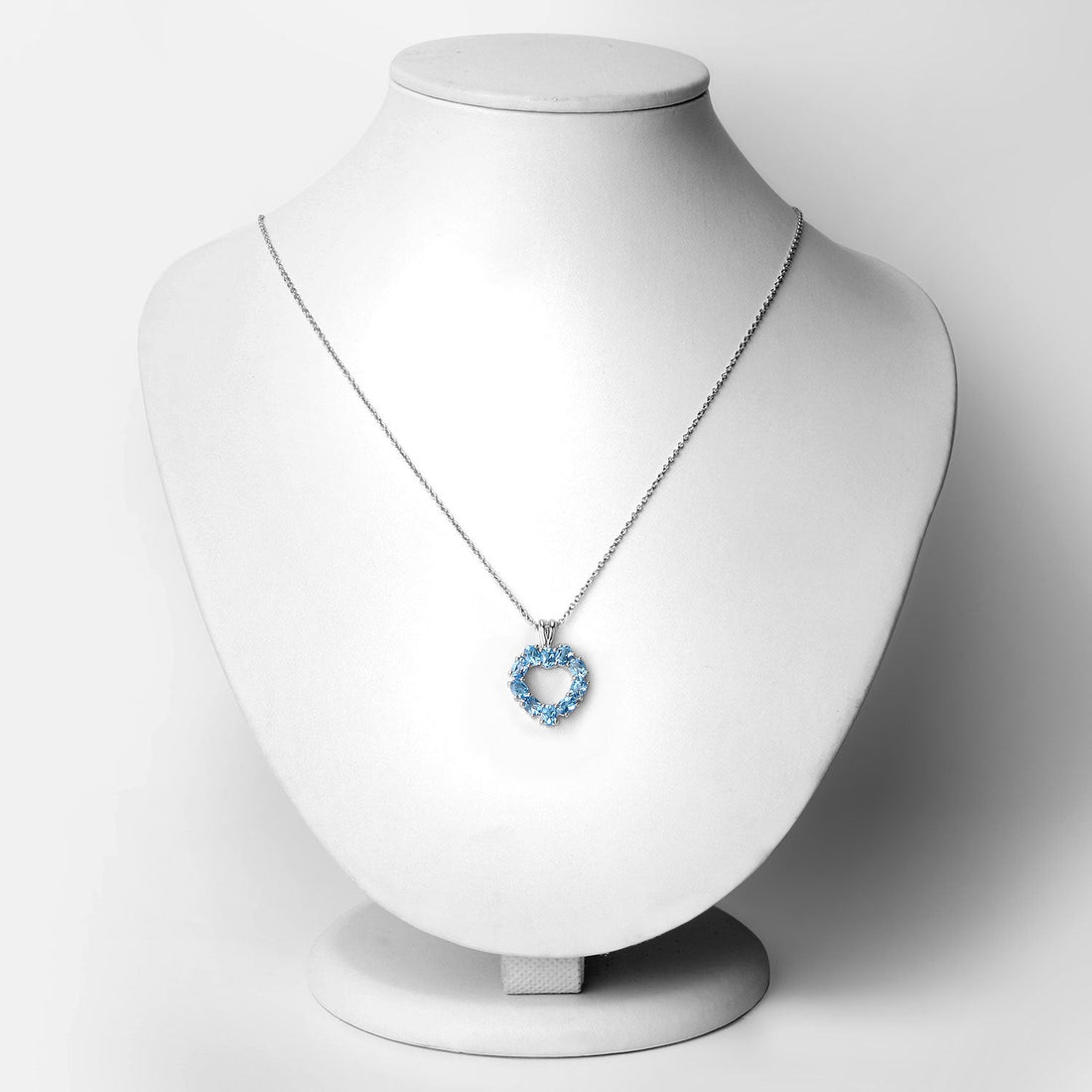 1.90 Carat Genuine Swiss Blue Topaz .925 Sterling Silver Pendant by Bids.com
