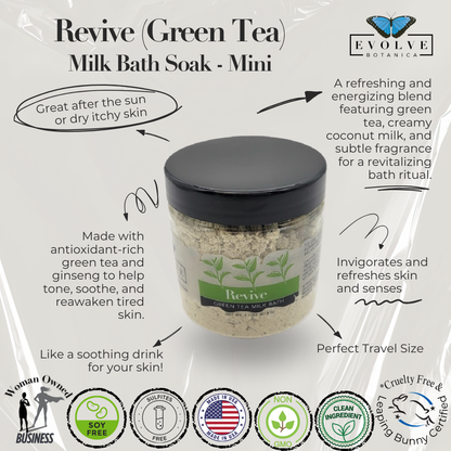 Milk Bath - Revive (Green Tea) Mini