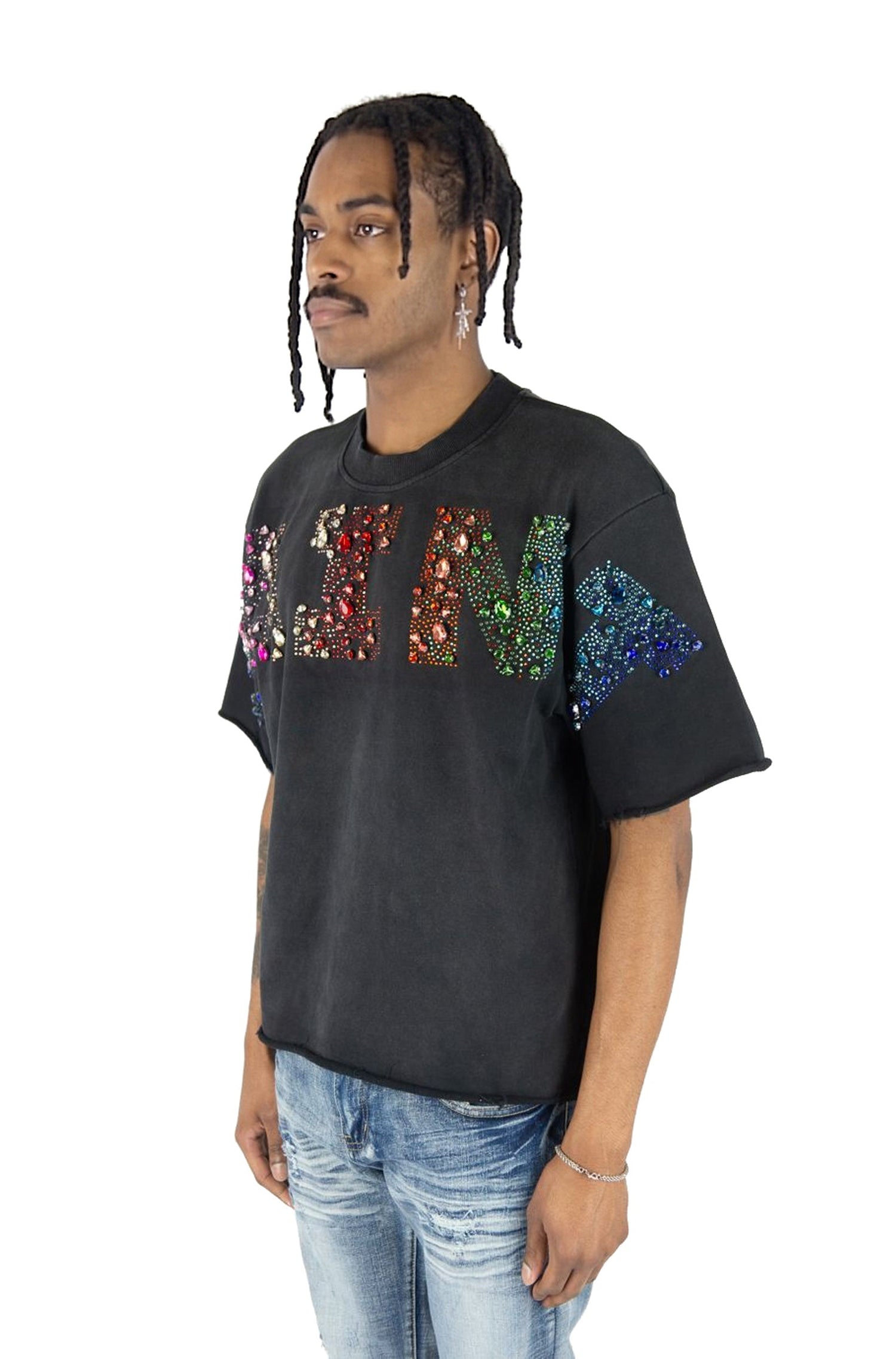 Rebel Denim Saint Tee - Black by Denim Exchange