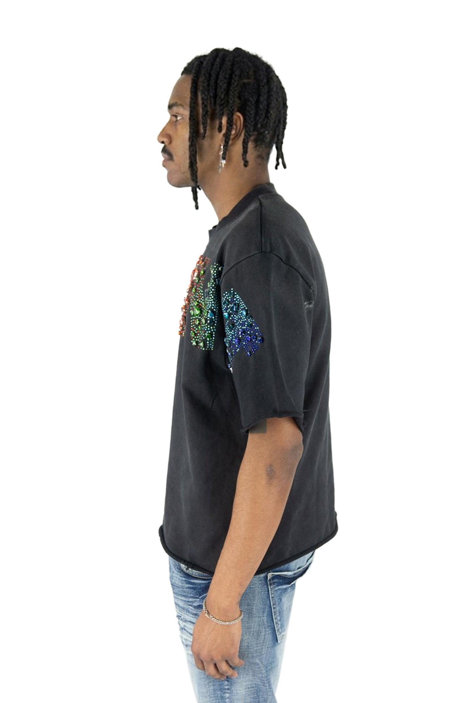 Rebel Denim Saint Tee - Black by Denim Exchange