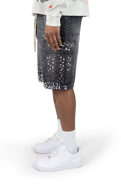 Rebel Denim Frosty Denim Jorts - Black Sand by Denim Exchange