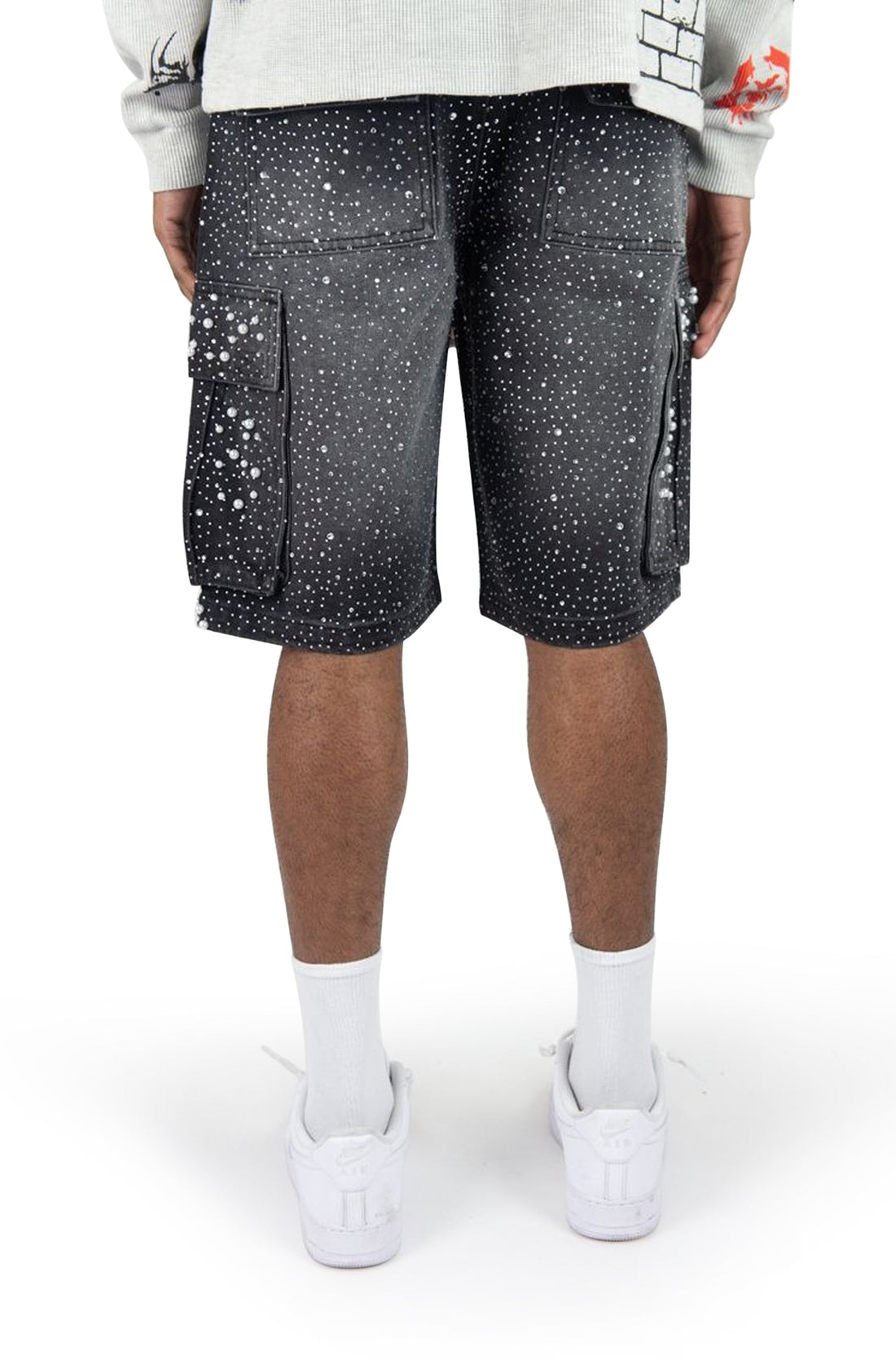 Rebel Denim Frosty Denim Jorts - Black Sand by Denim Exchange