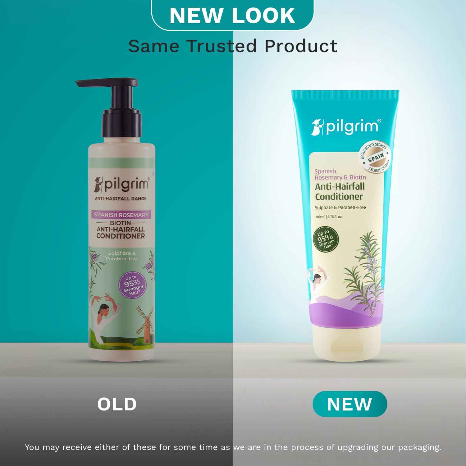 Pilgrim Spanish Rosemary &amp; Biotin Anti Hairfall Conditioner For Reducing Hair Loss &amp; Breakage