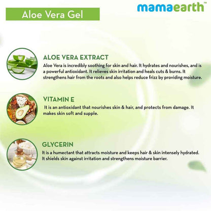 Mamaearth Aloe Vera Gel For Skin &amp; Hair