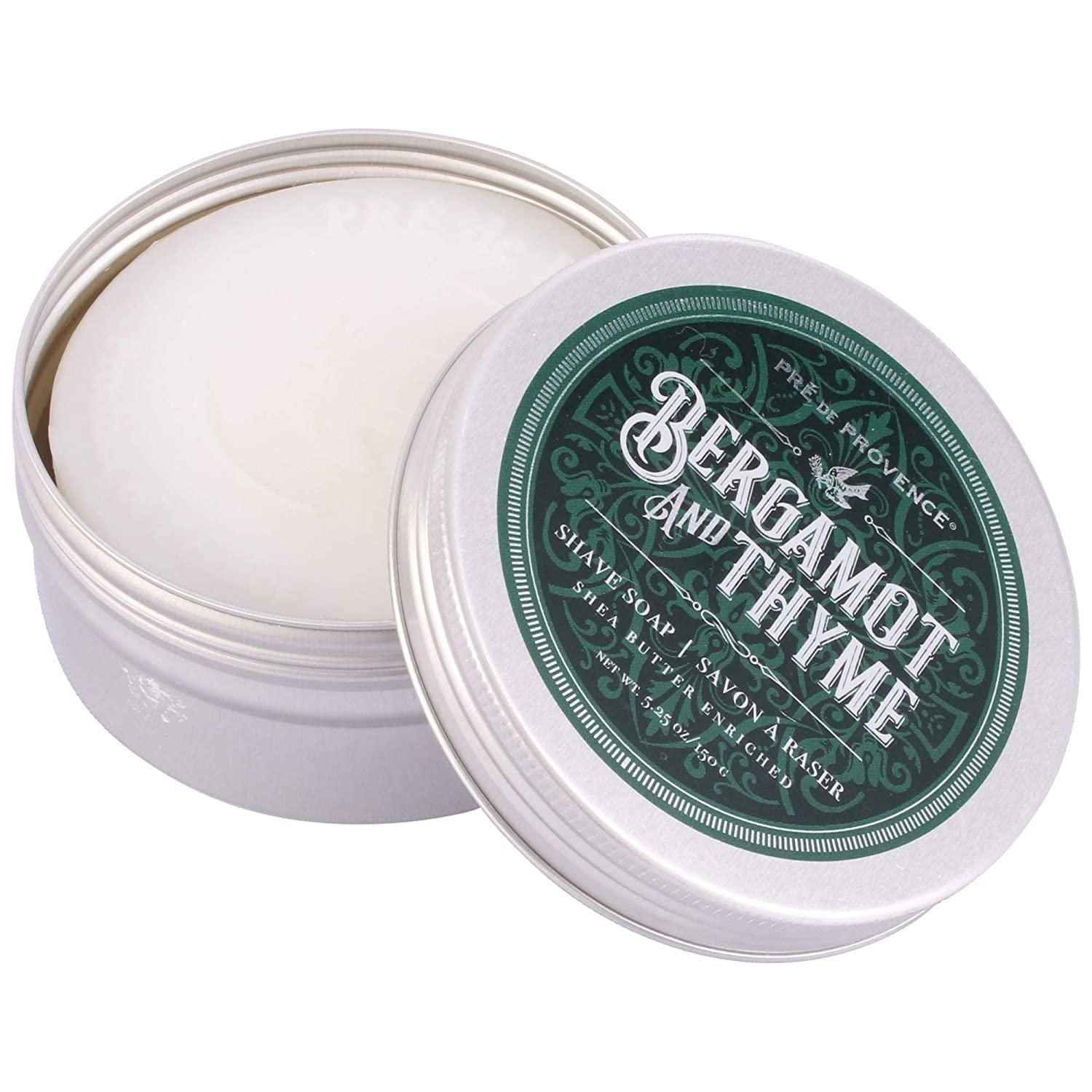 Pre De Provence Bergamot &amp; Thyme Shave Soap In Tin 150G