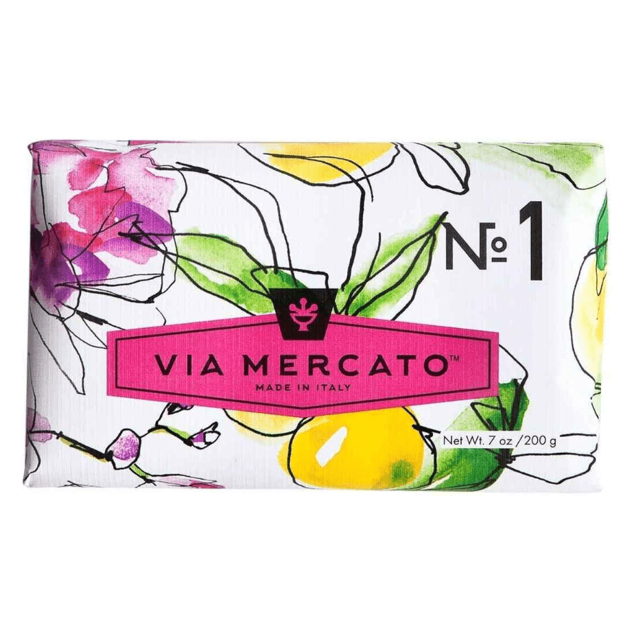 Via Mercato Nro.1 Soap (Bergamot, Patchouli &amp; Rosewood) 7oz by Pasteur Pharmacy