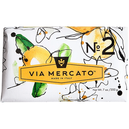 Via Mercato Nro. 2 Soap (Green Tea &amp; White Musk) 7oz by Pasteur Pharmacy