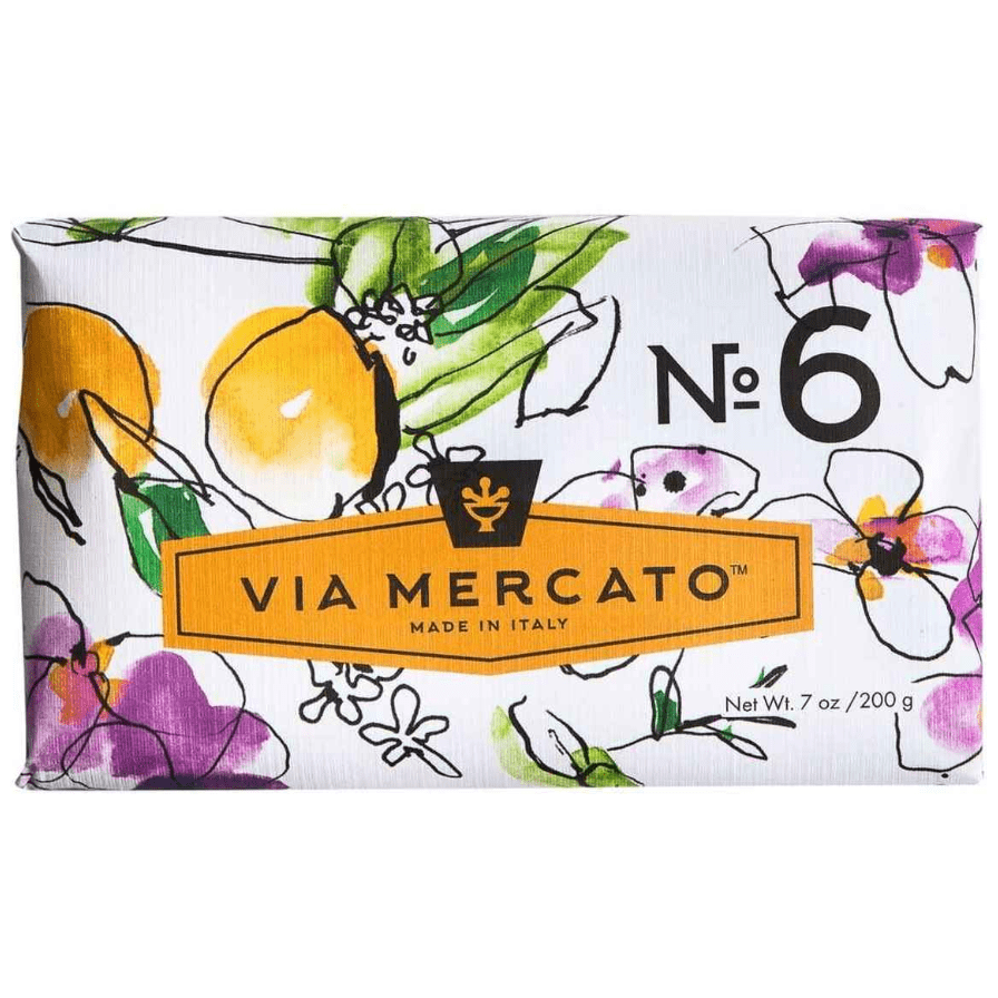 Via Mercato Nro. 6 Soap (Fig, Orange Blossom &amp; Cedarwood) 7oz by Pasteur Pharmacy