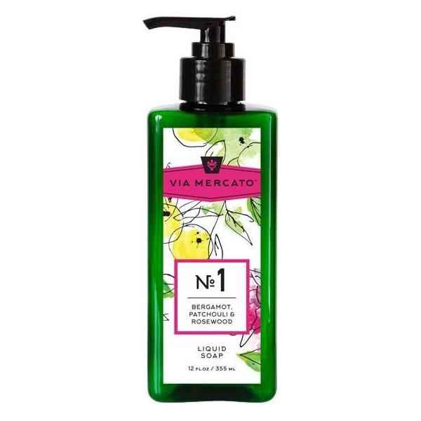 Via Mercato Nro. 1 Liquid Soap (Bergamot, Patchouli &amp; Rosewood) 12oz