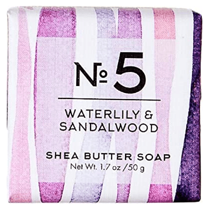 Via Mercato Nro. 5 Shea Butter Soap (Waterlily &amp; Sandalwood) 1.7oz by Pasteur Pharmacy
