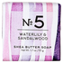 Via Mercato Nro. 5 Shea Butter Soap (Waterlily & Sandalwood) 1.7oz by Pasteur Pharmacy