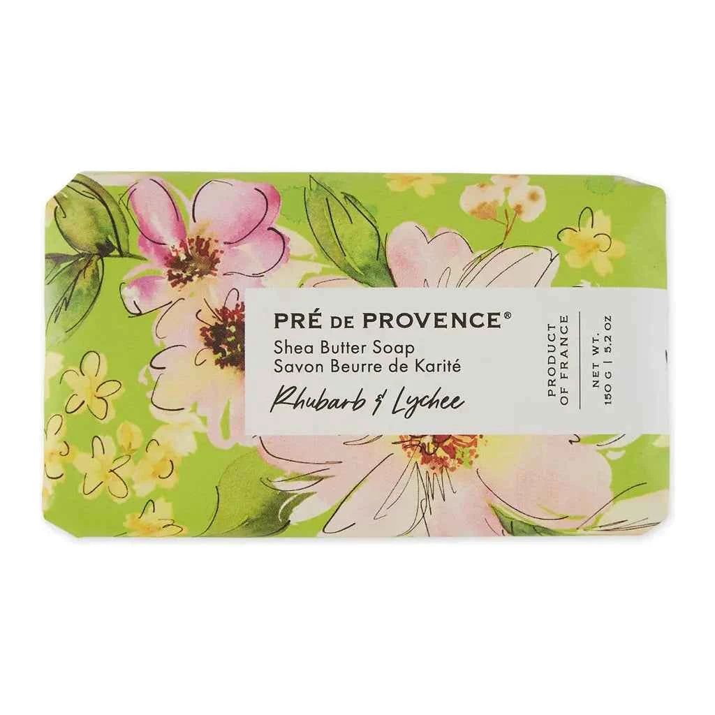 Pre de Provence Rhubarb &amp; Lychee Shea Butter Soap 150g