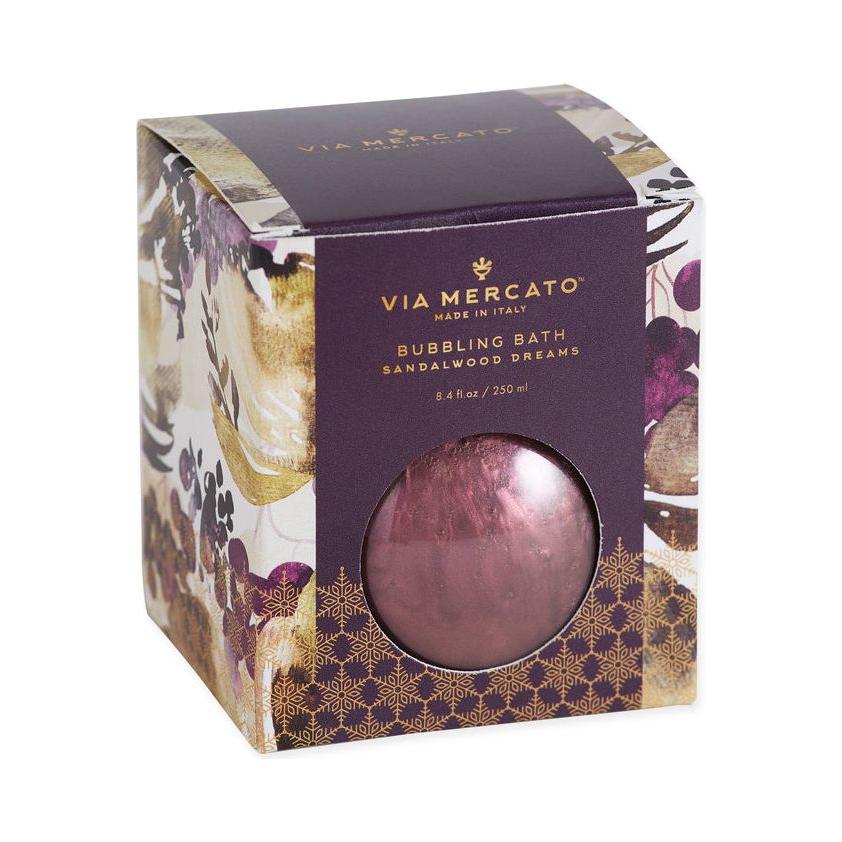 Via Mercato Bubble Bath Sandalwood Dreams 250 mL  DestGlow