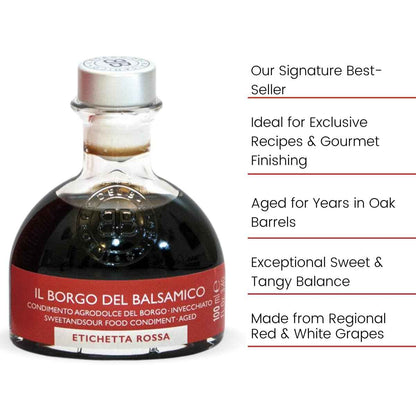 Il Borgo Del Balsamico, Aged Balsamic Vinegar Gift Set (3x100ml)
